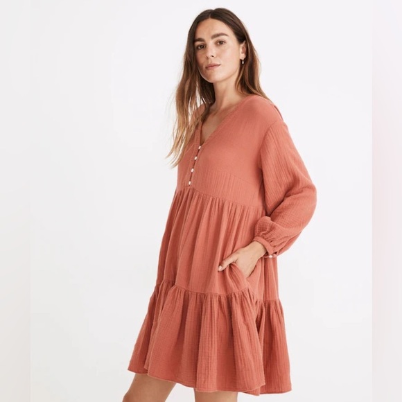 Madewell Lightspun Colette Mini Dress - Picture 5 of 6